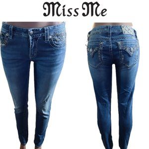 MISS ME | SZ30 WOMENS RHINESTONE SKINNY JEANS